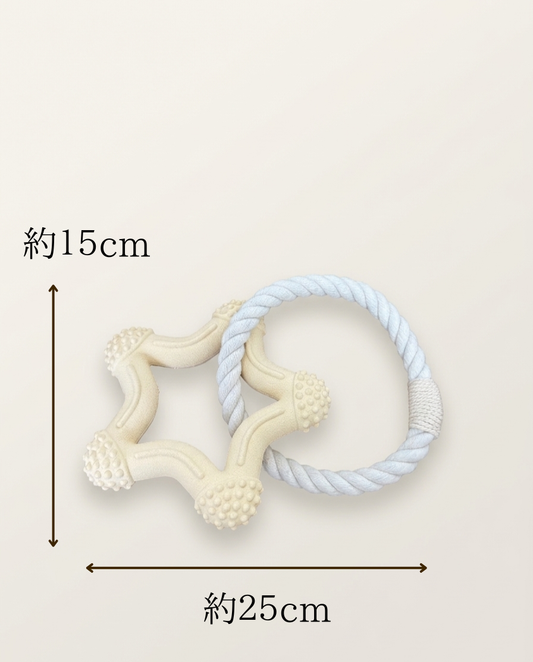 噛んで遊べるデンタルロープ|Gentle Rope Toy【送料無料】