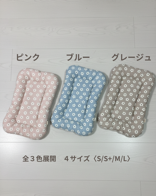 FIOLY クレートマット 犬 猫 用|送料無料|洗える 綿100%|全3色 4サイズ展開|通院・移動・ハウス用 小花柄