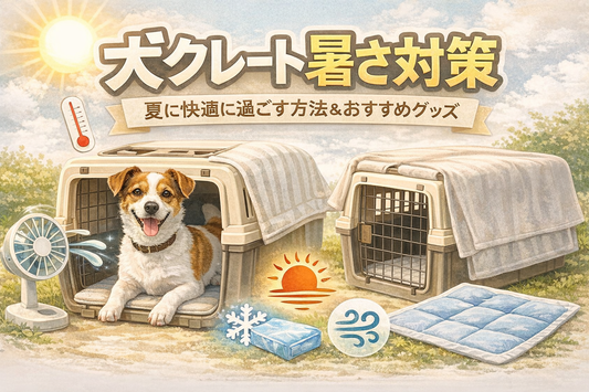 犬 クレート 暑さ対策｜夏に快適に過ごす方法とおすすめグッズ