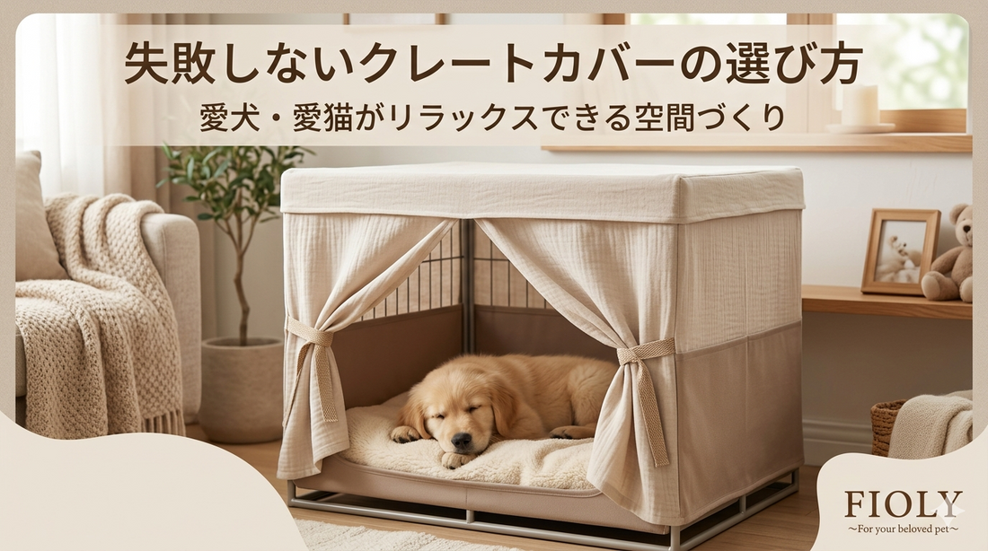 クレートカバーの選び方｜犬・猫に合った失敗しないポイントを徹底解説