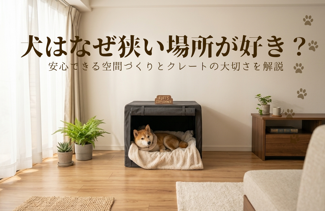 犬はなぜ狭い場所が好き？安心できる空間を作ってあげる大切さ