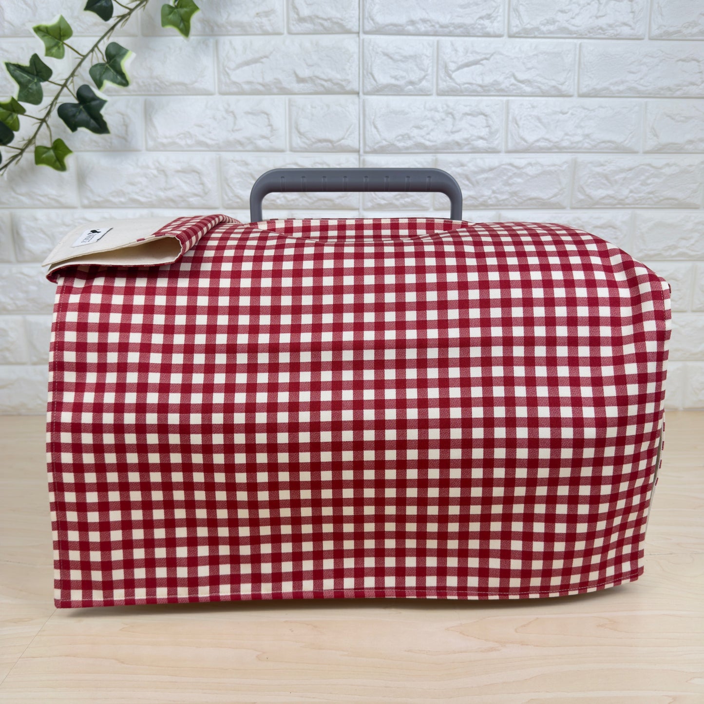 【送料無料】Sサイズ 犬猫用クレートカバー｜スポッとかぶせるやさしい目隠しカバー　ギンガムチェック柄