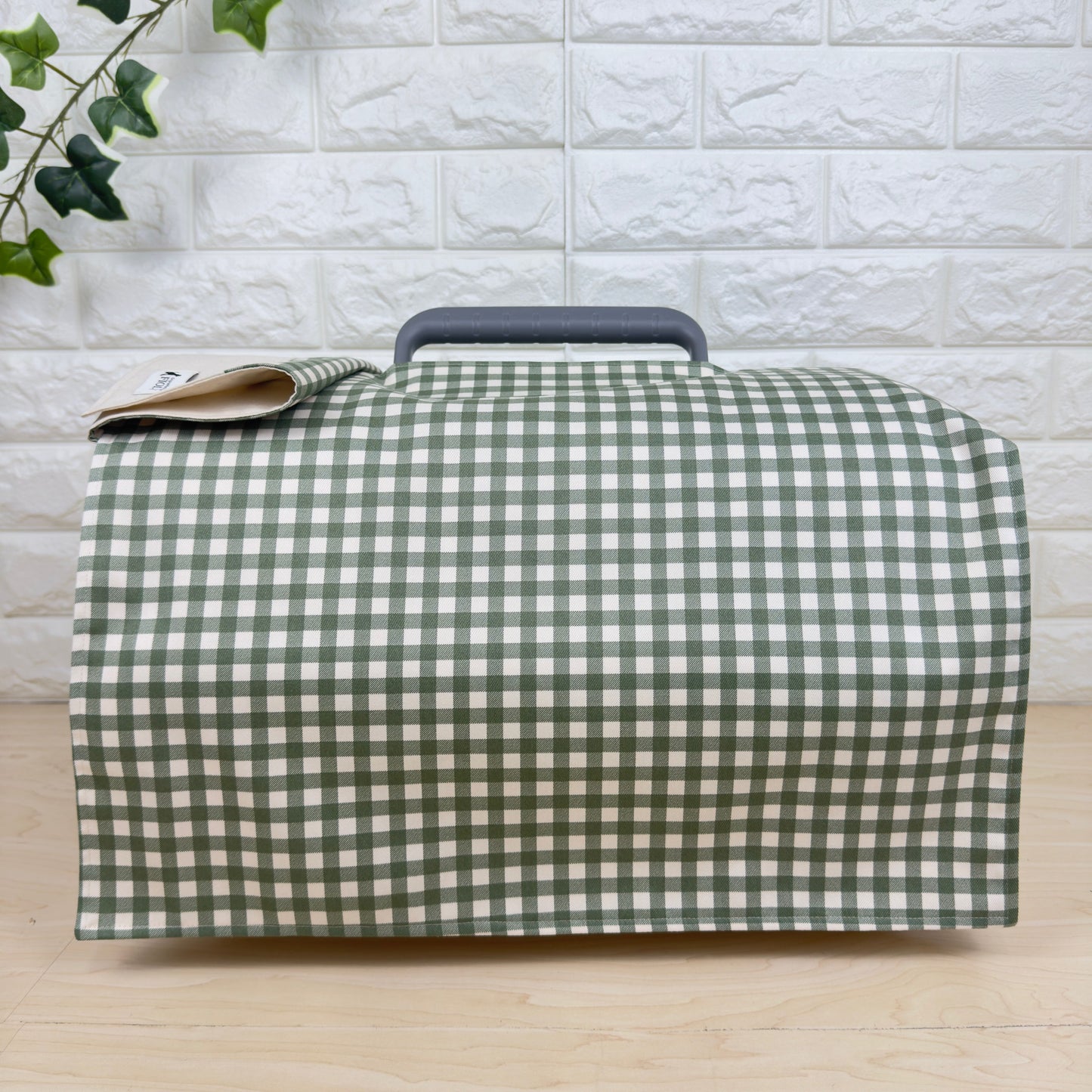 【送料無料】Sサイズ 犬猫用クレートカバー｜スポッとかぶせるやさしい目隠しカバー　ギンガムチェック柄