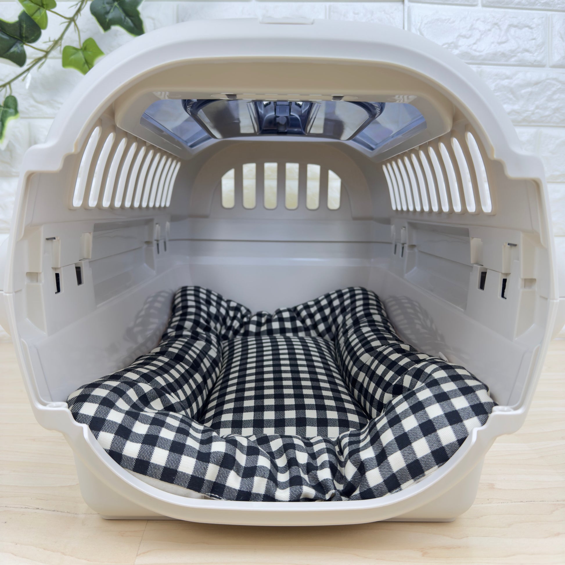 ギンガムチェック　ブラック