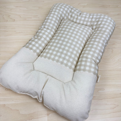 【送料無料】犬猫用 クレートマット Sサイズ｜キャリー・おでかけにも便利　ハーフギンガムチェック柄