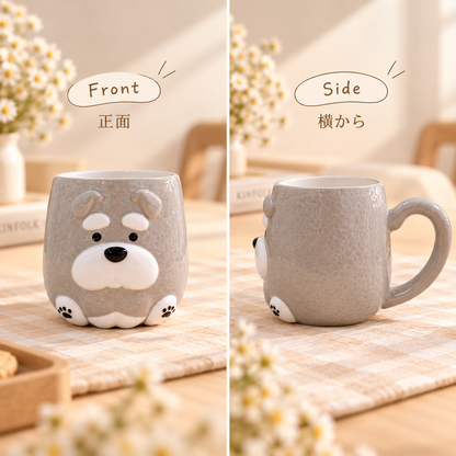 Little Buddy Mug｜わんわんマグ＆スプーンセット｜3デザイン｜送料無料