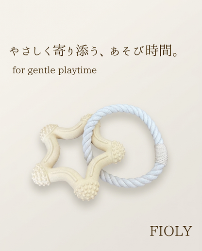 噛んで遊べるデンタルロープ｜Gentle Rope Toy【送料無料】