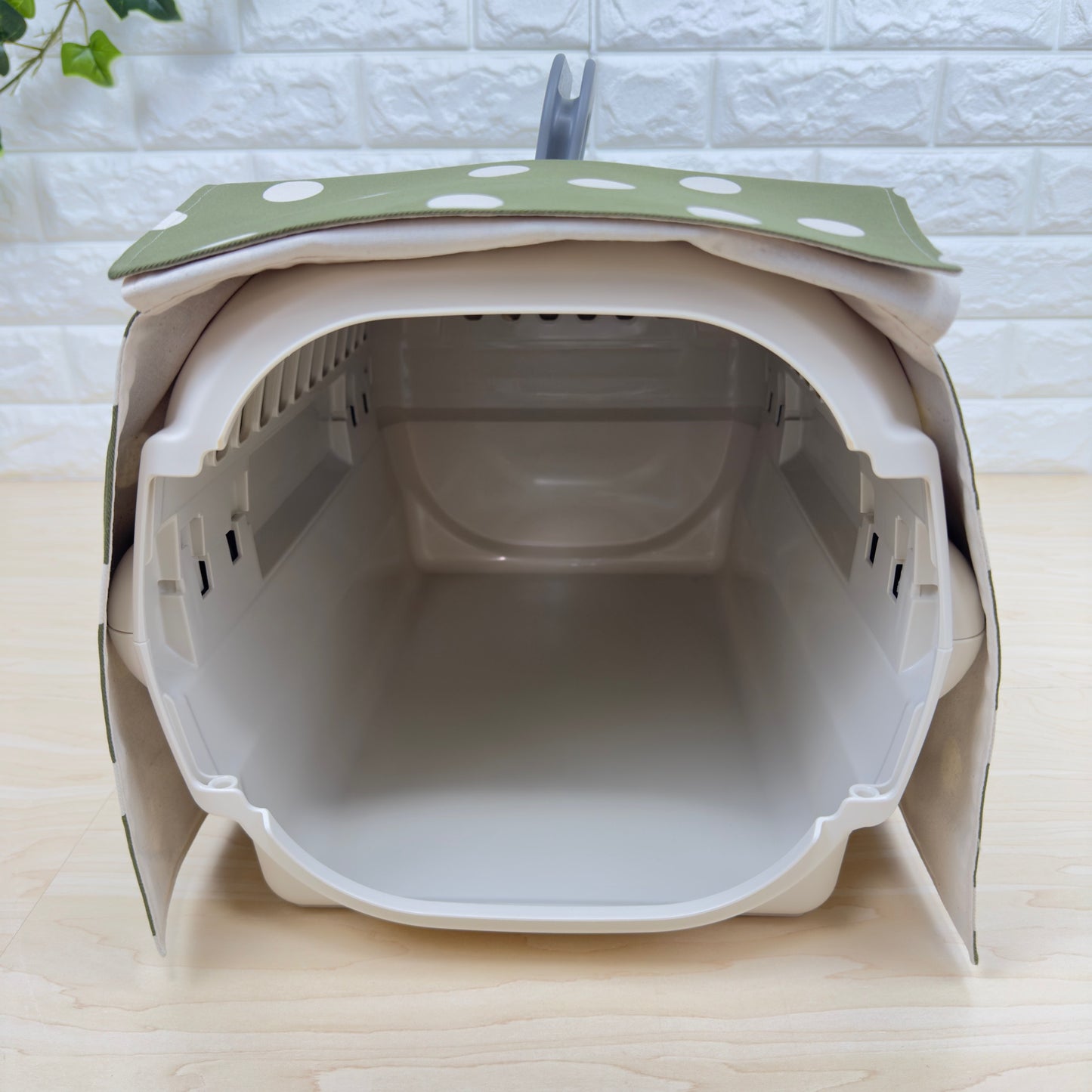 【送料無料】Sサイズ 犬猫用クレートカバー｜スポッとかぶせるやさしい目隠しカバー