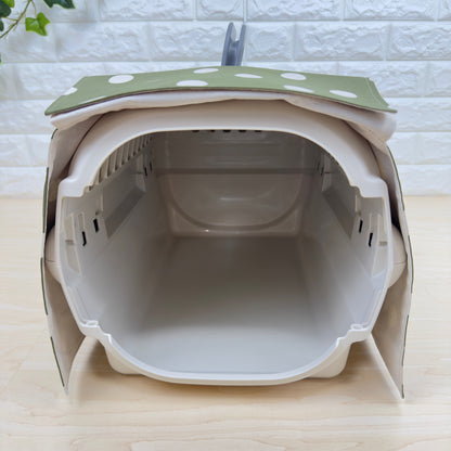 【送料無料】Sサイズ 犬猫用クレートカバー｜スポッとかぶせるやさしい目隠しカバー