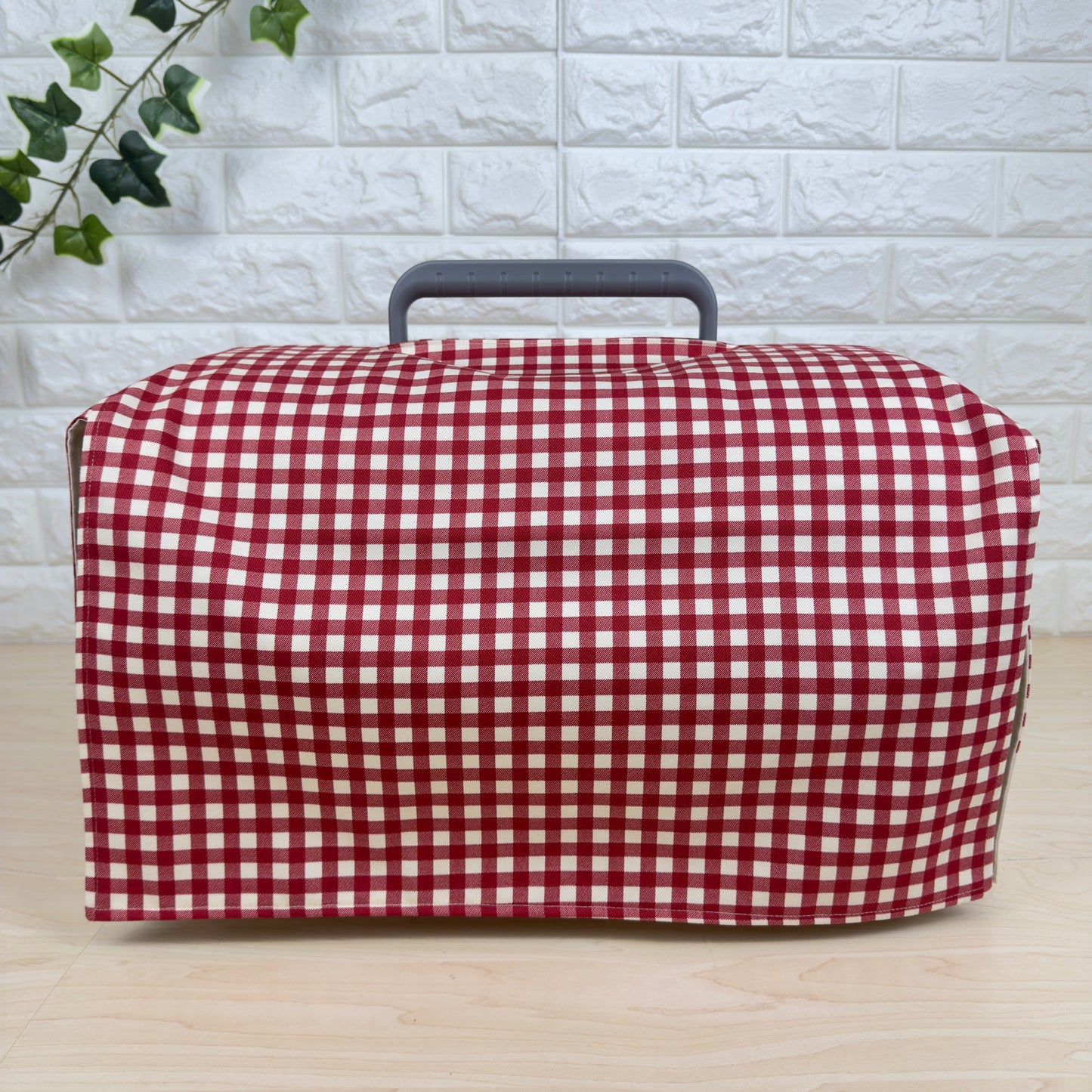 【送料無料】Sサイズ 犬猫用クレートカバー｜スポッとかぶせるやさしい目隠しカバー　ギンガムチェック柄