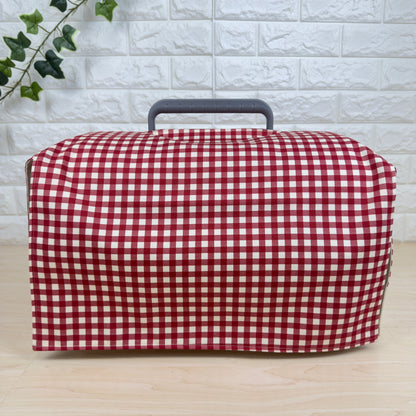 【送料無料】Sサイズ 犬猫用クレートカバー｜スポッとかぶせるやさしい目隠しカバー　ギンガムチェック柄