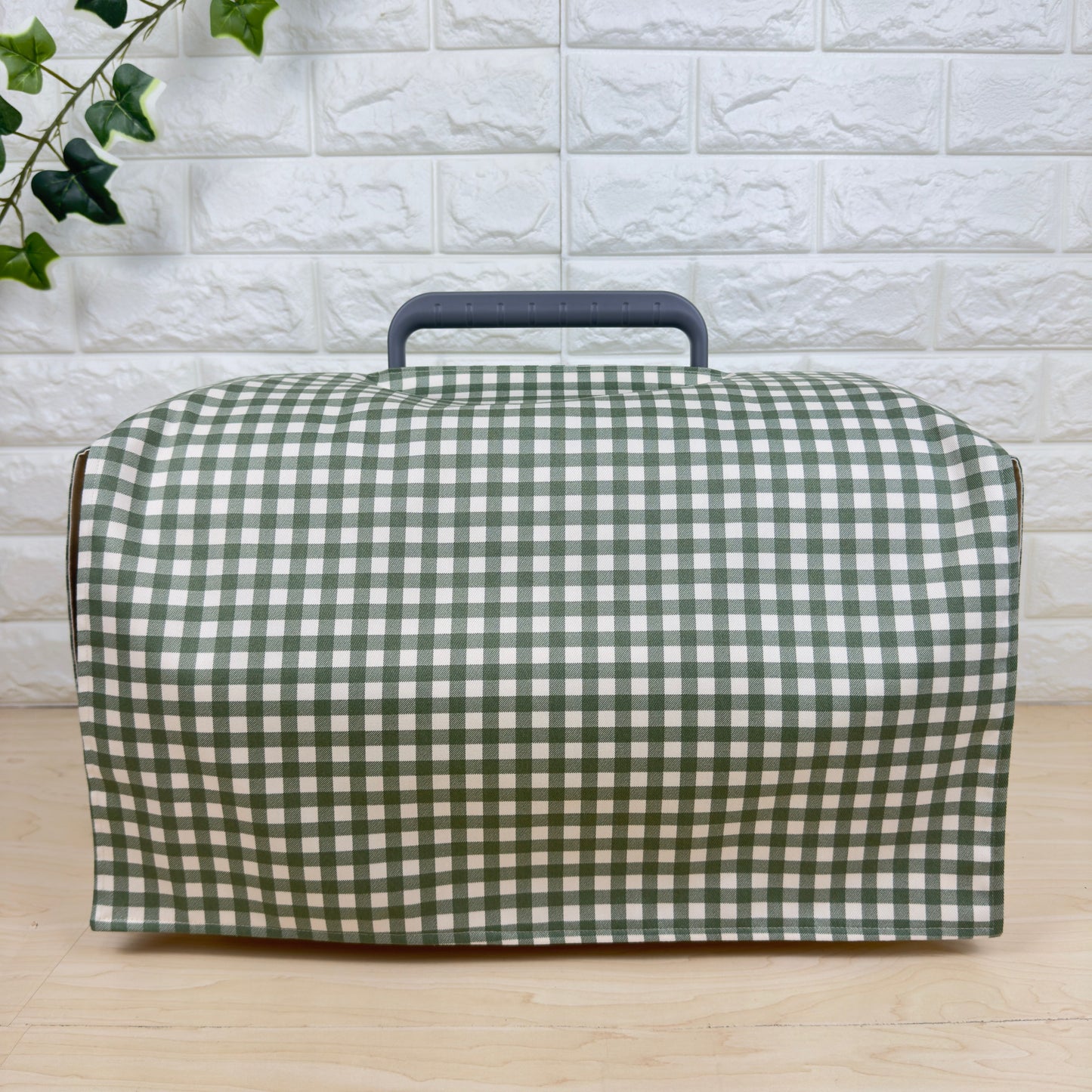 【送料無料】Sサイズ 犬猫用クレートカバー｜スポッとかぶせるやさしい目隠しカバー　ギンガムチェック柄