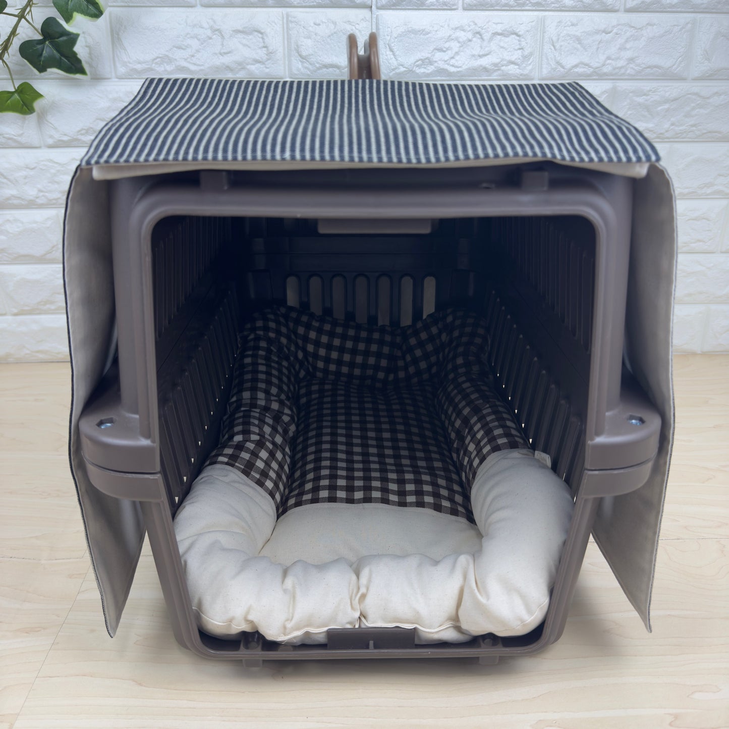 【送料無料】S+サイズ｜アイリスオーヤマ ATC-530対応 クレートカバー｜犬猫用 やさしい目隠しカバー