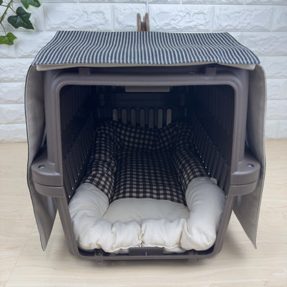 【送料無料】S+サイズ｜アイリスオーヤマ ATC-530対応 クレートカバー｜犬猫用 やさしい目隠しカバー