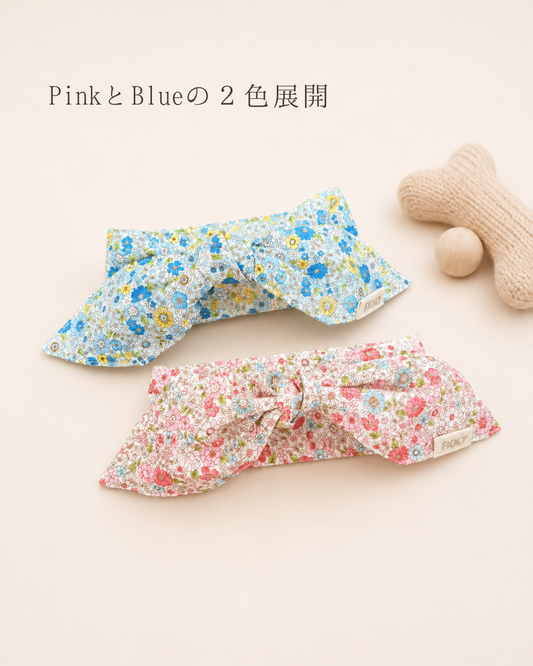 Breeze Bandana - ひんやりクールバンダナ - Sweet Blossom【2色展開 / Pink・Blue】｜送料無料｜4サイズ展開（XS・S・M・L）