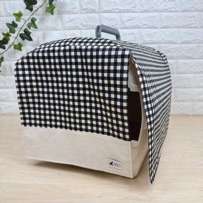 【送料無料】犬猫用クレートカバー｜スポッとかぶせるやさしい目隠しカバー