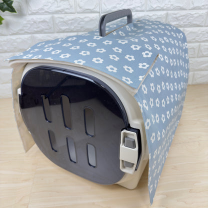 【送料無料】Mサイズ 犬猫用クレートカバー｜スポッとかぶせるやさしい目隠しカバー