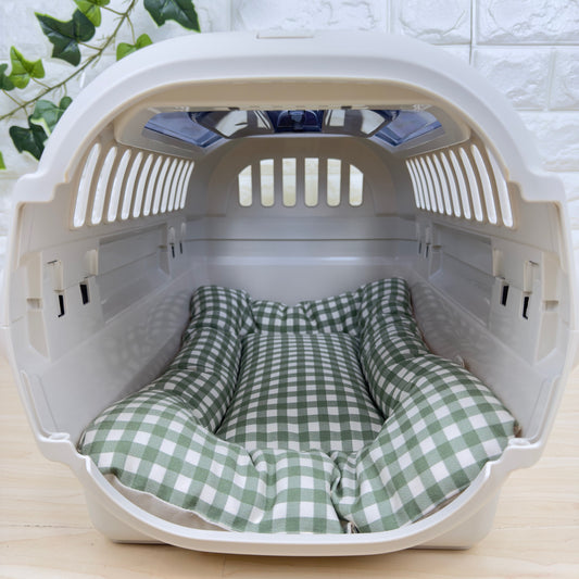 ギンガムチェック　グリーン