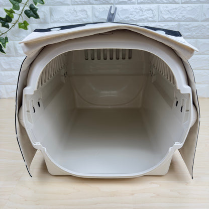 【送料無料】Mサイズ 犬猫用クレートカバー｜スポッとかぶせるやさしい目隠しカバー