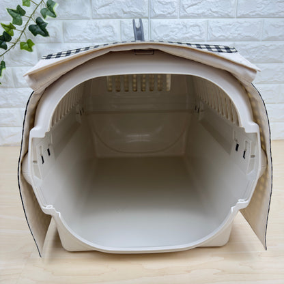 【送料無料】犬猫用クレートカバー｜スポッとかぶせるやさしい目隠しカバー