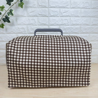 【送料無料】Sサイズ 犬猫用クレートカバー｜スポッとかぶせるやさしい目隠しカバー　ギンガムチェック柄