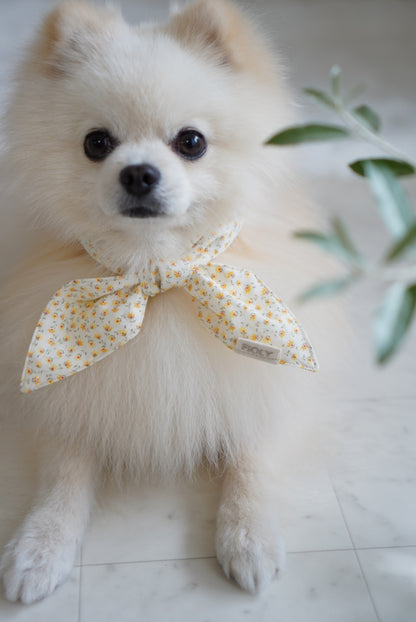 Breeze Bandana － ひんやりクールバンダナ － Yellow flower ｜ 送料無料 ｜ 4サイズ展開（XS/S/M/L）