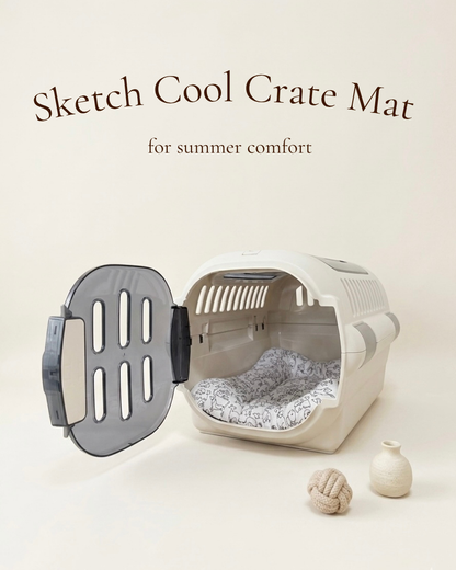 Sketch Cool Crate Mat｜接触冷感クレートマット｜4サイズ展開｜送料無料