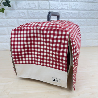 【送料無料】Sサイズ 犬猫用クレートカバー｜スポッとかぶせるやさしい目隠しカバー　ギンガムチェック柄