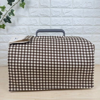 【送料無料】Sサイズ 犬猫用クレートカバー｜スポッとかぶせるやさしい目隠しカバー　ギンガムチェック柄