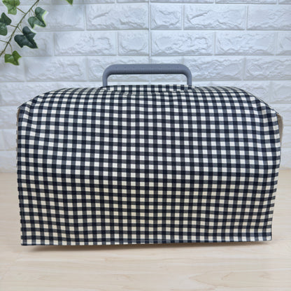 【送料無料】Sサイズ 犬猫用クレートカバー｜スポッとかぶせるやさしい目隠しカバー　ギンガムチェック柄