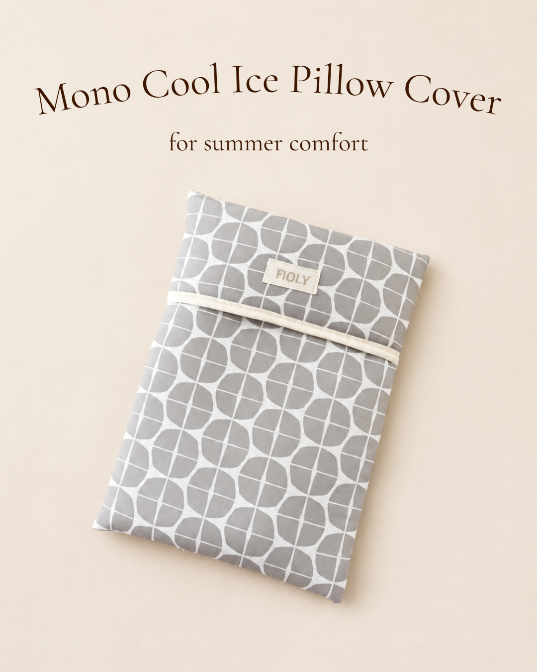 Mono Cool Ice Pillow Cover｜接触冷感アイスノンカバー｜犬猫用クールカバー｜送料無料｜FIOLY