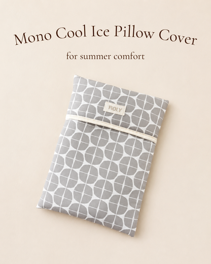 Mono Cool Ice Pillow Cover｜接触冷感アイスノンカバー｜犬猫用クールカバー｜送料無料｜FIOLY