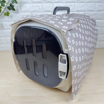 【送料無料】Mサイズ 犬猫用クレートカバー｜スポッとかぶせるやさしい目隠しカバー