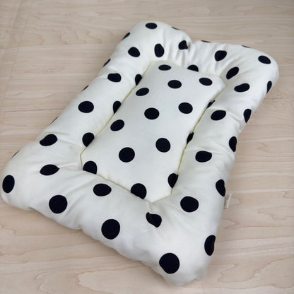 【送料無料】犬猫用 クレートマット Sサイズ｜キャリー・おでかけにも便利　ドット柄 　水玉柄