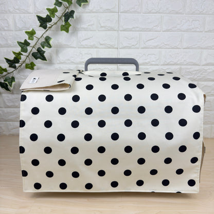 【送料無料】Mサイズ 犬猫用クレートカバー｜スポッとかぶせるやさしい目隠しカバー　ハーフドット柄