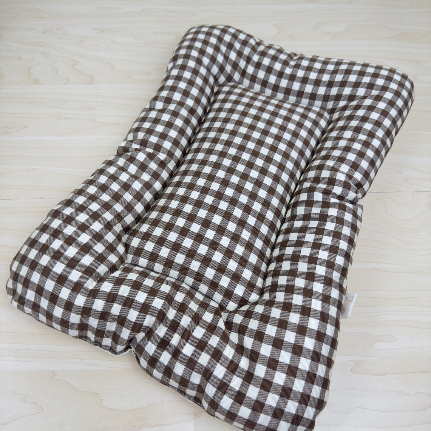 【送料無料】犬猫用 クレートマット Sサイズ｜キャリー・おでかけにも便利　ギンガムチェック柄