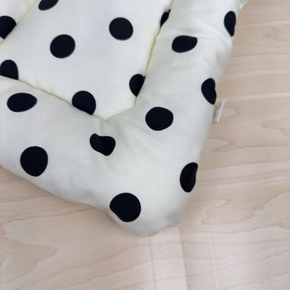 【送料無料】犬猫用 クレートマット Sサイズ｜キャリー・おでかけにも便利　ドット柄 　水玉柄