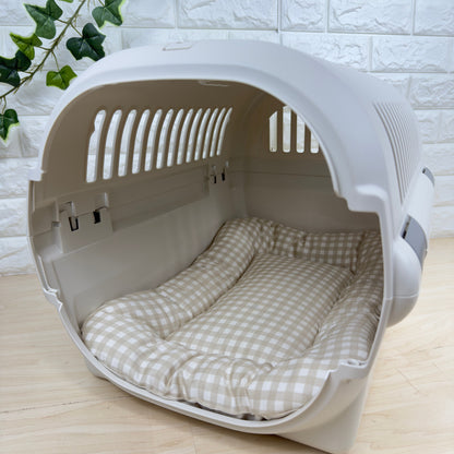 【送料無料】犬猫用 クレートマット Mサイズ｜キャリー・おでかけにも便利 　ギンガムチェック柄 　全５色