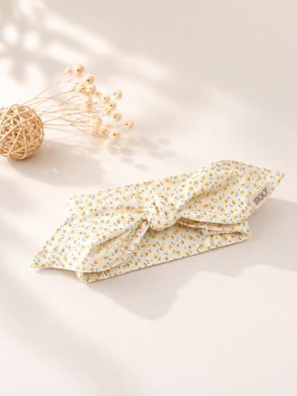 Breeze Bandana － ひんやりクールバンダナ － Yellow flower ｜ 送料無料 ｜ 4サイズ展開（XS/S/M/L）