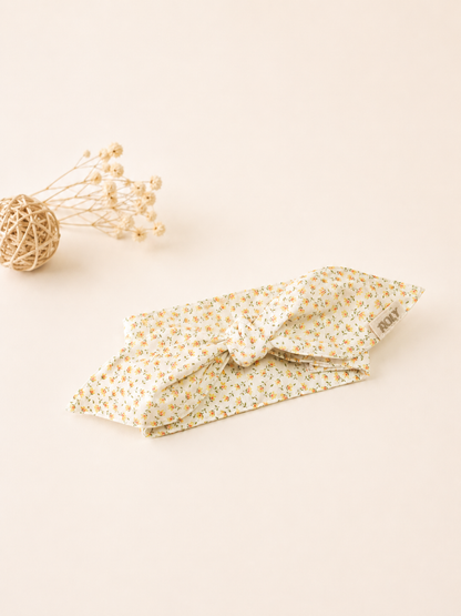 Breeze Bandana － ひんやりクールバンダナ － Yellow flower ｜ 送料無料 ｜ 4サイズ展開（XS/S/M/L）