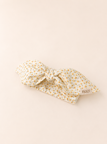 Breeze Bandana － ひんやりクールバンダナ － Yellow flower ｜ 送料無料 ｜ 4サイズ展開（XS/S/M/L）