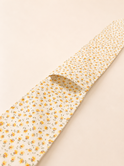 Breeze Bandana － ひんやりクールバンダナ － Yellow flower ｜ 送料無料 ｜ 4サイズ展開（XS/S/M/L）