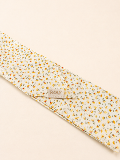 Breeze Bandana － ひんやりクールバンダナ － Yellow flower ｜ 送料無料 ｜ 4サイズ展開（XS/S/M/L）