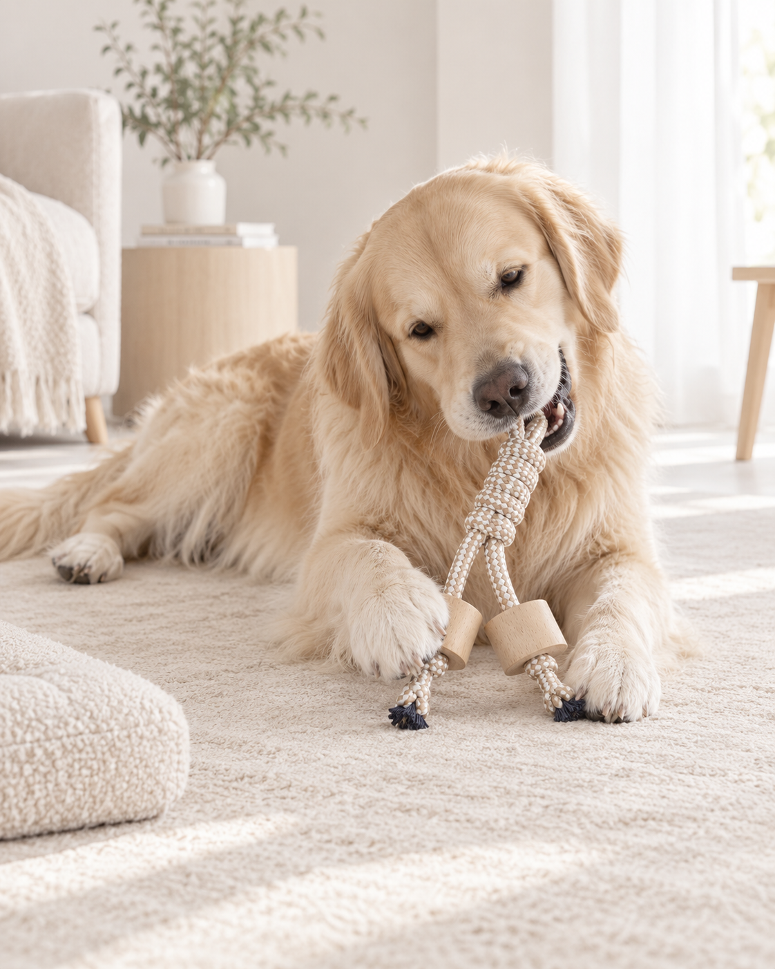 Natural Rope Toy｜ペット用ロープトイ｜4デザイン展開｜送料無料
