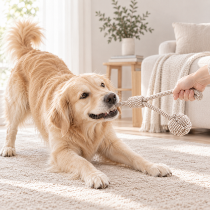 Natural Rope Toy｜ペット用ロープトイ｜4デザイン展開｜送料無料