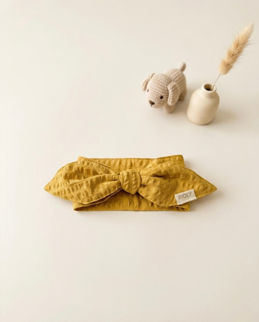 Breeze Bandana － ひんやりクールバンダナ － honey mustard ｜ 送料無料 ｜ 3サイズ展開（XS/S/M)）