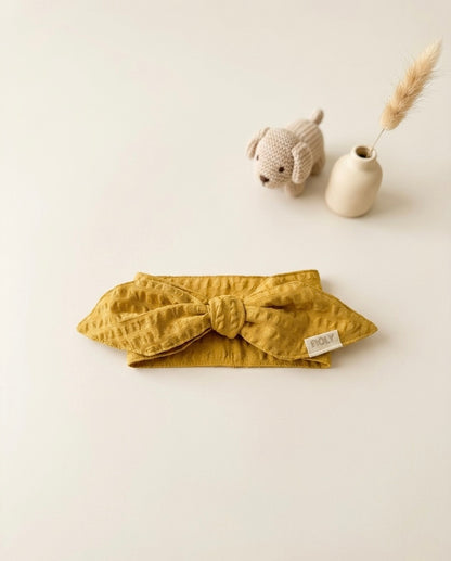 Breeze Bandana － ひんやりクールバンダナ － honey mustard ｜ 送料無料 ｜ 3サイズ展開（XS/S/M)）