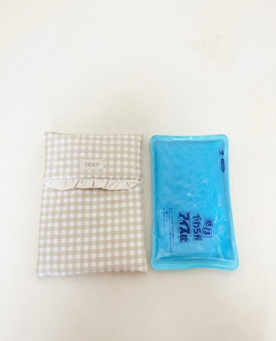 やさしくひんやり アイス枕カバー｜gingham check（アイスノン対応）【送料無料】