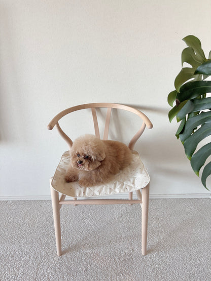 FIOLY 犬用カフェマット　Mini Cherry｜綿100％・洗濯OK｜フリルあり／なし｜送料無料