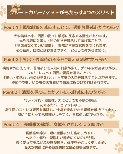 数量限定・送料無料｜FIOLY 2wayリバーシブル・ボアクレートマット　４サイズ展開